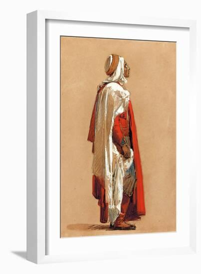 Study of a Man in Oriental Costume-Isidore Pils-Framed Giclee Print