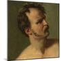 Study of a Man in Profile, C.1812-Theodore Gericault-Mounted Premium Giclee Print