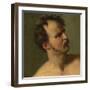 Study of a Man in Profile, C.1812-Theodore Gericault-Framed Giclee Print