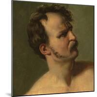 Study of a Man in Profile, C.1812-Theodore Gericault-Mounted Giclee Print