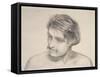 Study of a Man's Head-Robert Braithwaite Martineau-Framed Stretched Canvas