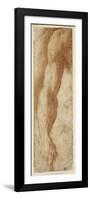 Study of a Man's Right Arm, His Hand Holding a Stick-Parmigianino-Framed Giclee Print