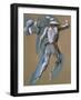 Study of a Man Wearing Armour-Edward Burne-Jones-Framed Giclee Print