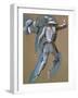 Study of a Man Wearing Armour-Edward Burne-Jones-Framed Giclee Print