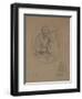 Study of a Mother and Her Child-Charles West Cope-Framed Giclee Print