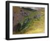 Study of a Mountain (Oil on Canvas)-Antoine Auguste Ernest Herbert or Hebert-Framed Giclee Print