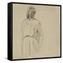 Study of a Negress-Camille Pissarro-Framed Stretched Canvas