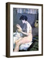 Study of a Nude, 1880-Paul Gauguin-Framed Giclee Print