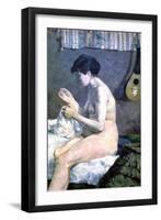 Study of a Nude, 1880-Paul Gauguin-Framed Giclee Print