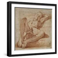Study of a Nude Boy-Lodovico Carracci-Framed Giclee Print