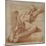 Study of a Nude Boy-Lodovico Carracci-Mounted Giclee Print