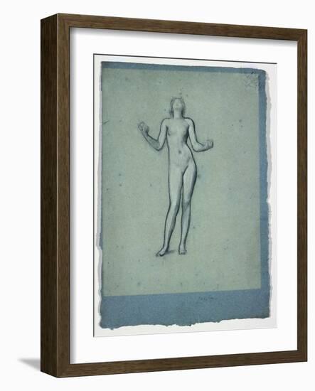 Study of a Nude Figure (Juggler)-Frederick Leighton-Framed Giclee Print