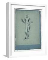 Study of a Nude Figure (Juggler)-Frederick Leighton-Framed Giclee Print