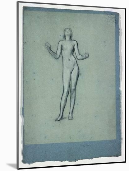 Study of a Nude Figure (Juggler)-Frederick Leighton-Mounted Giclee Print
