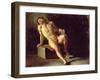 Study of a Nude Man-Théodore Géricault-Framed Giclee Print