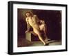 Study of a Nude Man-Théodore Géricault-Framed Giclee Print