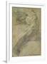 Study of a Nude Man-Annibale Carracci-Framed Giclee Print