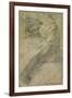 Study of a Nude Man-Annibale Carracci-Framed Giclee Print