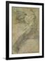 Study of a Nude Man-Annibale Carracci-Framed Giclee Print