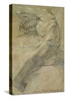 Study of a Nude Man-Annibale Carracci-Stretched Canvas