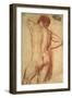Study of a Nude Man-Annibale Carracci-Framed Giclee Print
