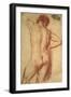 Study of a Nude Man-Annibale Carracci-Framed Giclee Print