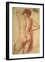 Study of a Nude Man-Annibale Carracci-Framed Giclee Print