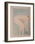 Study of a Nude (W/C)-Emile-antoine Bourdelle-Framed Giclee Print