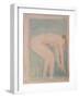 Study of a Nude (W/C)-Emile-antoine Bourdelle-Framed Giclee Print