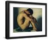Study of a Nude Young Man, 1836-Hippolyte Flandrin-Framed Premium Giclee Print