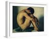 Study of a Nude Young Man, 1836-Hippolyte Flandrin-Framed Giclee Print