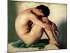 Study of a Nude Young Man, 1836-Hippolyte Flandrin-Mounted Giclee Print