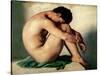 Study of a Nude Young Man, 1836-Hippolyte Flandrin-Stretched Canvas