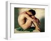 Study of a Nude Young Man, 1836-Hippolyte Flandrin-Framed Giclee Print