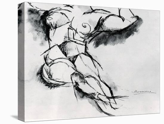 Study of a Nude-Umberto Boccioni-Stretched Canvas