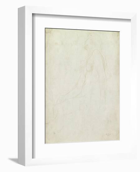 Study of a Nude-William Strang-Framed Giclee Print