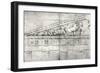 Study of a Pediment from the Parthenon-Jacques Carrey-Framed Giclee Print