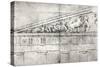 Study of a Pediment from the Parthenon-Jacques Carrey-Stretched Canvas