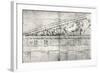 Study of a Pediment from the Parthenon-Jacques Carrey-Framed Giclee Print