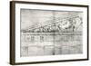 Study of a Pediment from the Parthenon-Jacques Carrey-Framed Giclee Print