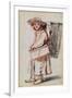 Study of a Pedlar from the Auvergne-Jean Antoine Watteau-Framed Giclee Print