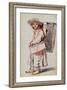 Study of a Pedlar from the Auvergne-Jean Antoine Watteau-Framed Giclee Print