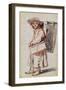 Study of a Pedlar from the Auvergne-Jean Antoine Watteau-Framed Giclee Print