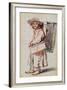 Study of a Pedlar from the Auvergne-Jean Antoine Watteau-Framed Giclee Print
