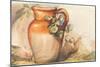 Study of a Pottery Jug [recto]. Dated: c. 1842. Dimensions: overall: 9.2 x 14.9 cm (3 5/8 x 5 7/...-John Everett Millais-Mounted Premium Giclee Print