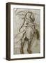 Study of a Rearing Horse, with a Subsidiary Study of the Same and a View of a Town-Jacques Callot-Framed Giclee Print