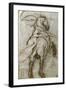 Study of a Rearing Horse, with a Subsidiary Study of the Same and a View of a Town-Jacques Callot-Framed Giclee Print