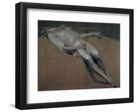 Study of a Recumbent Male Nude-John Constable-Framed Giclee Print