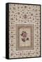 Study of a Rose. Zand Persia, 18th Century-null-Framed Stretched Canvas