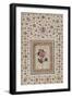 Study of a Rose. Zand Persia, 18th Century-null-Framed Giclee Print